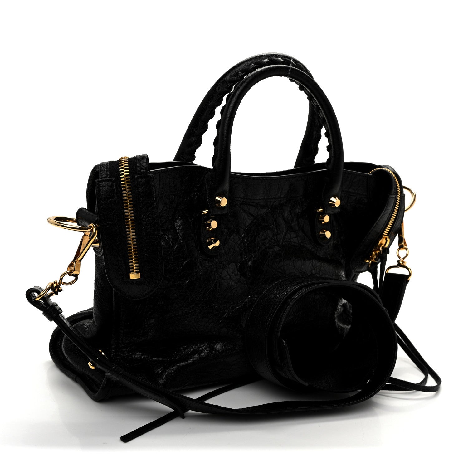 Balenciaga Agneau Classic Gold Hardware S City Black 4 of 10