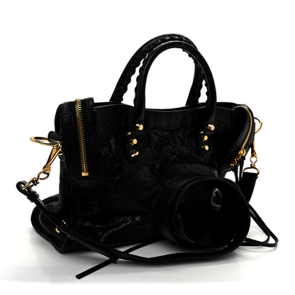 Balenciaga Agneau Classic Gold Hardware S City Black 4 of 10