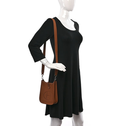 Hermes Taurillon Clemence Evelyne TPM Gold 2 of 9