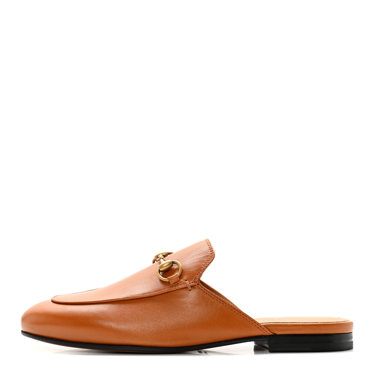 Malaga Kid Womens Princetown Slippers 36.5 Cognac