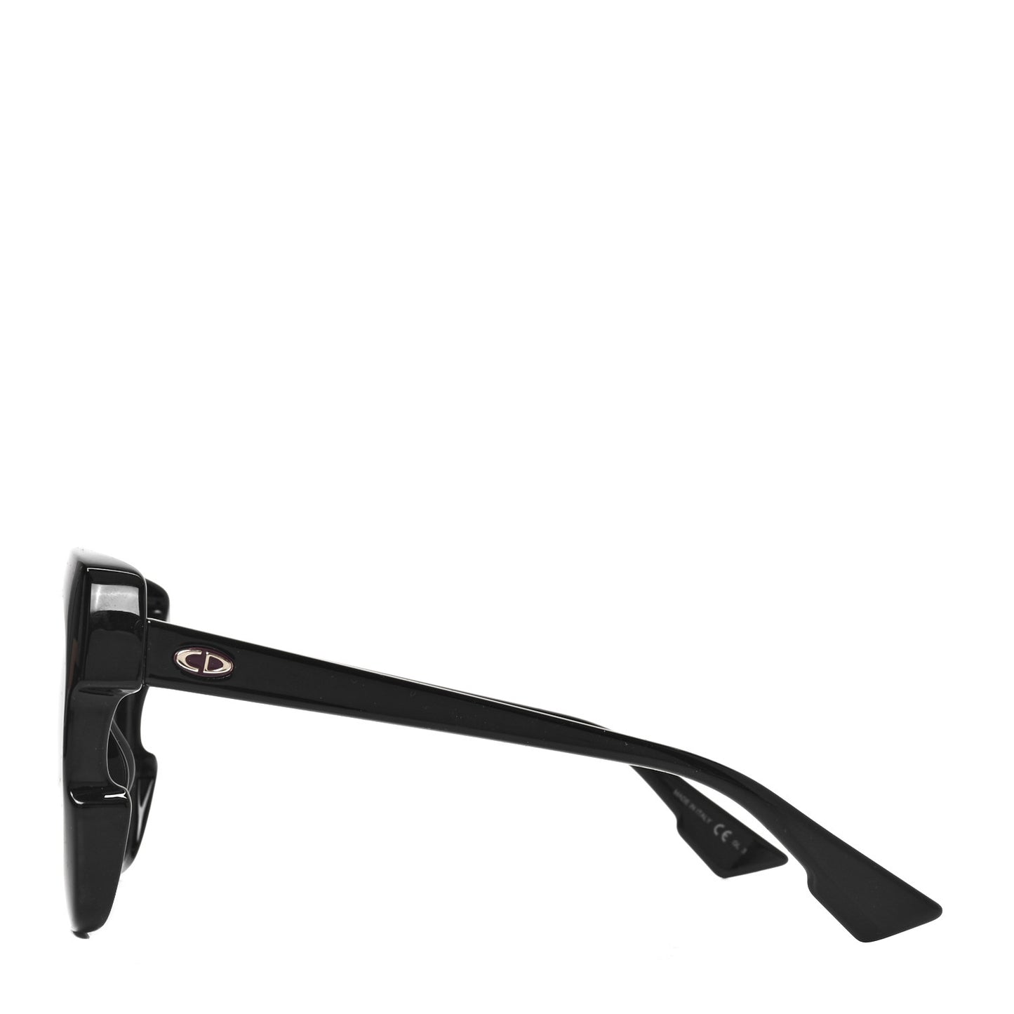Square Gaia Sunglasses Black