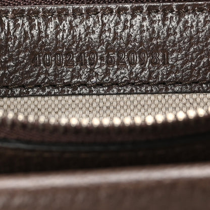 Gucci Monogram Jumbo GG Textured Dollar Calfskin Small Dionysus Shoulder Bag Camel Ebony New Acero 6 of 11