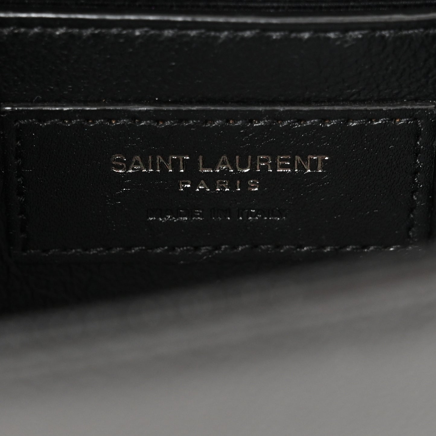 Grain De Poudre Small Monogram Monochrome Kate Satchel Black