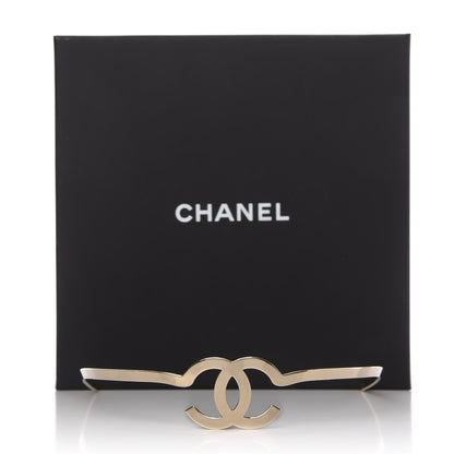 Chanel Metal CC Headband Light Gold 7 of 7