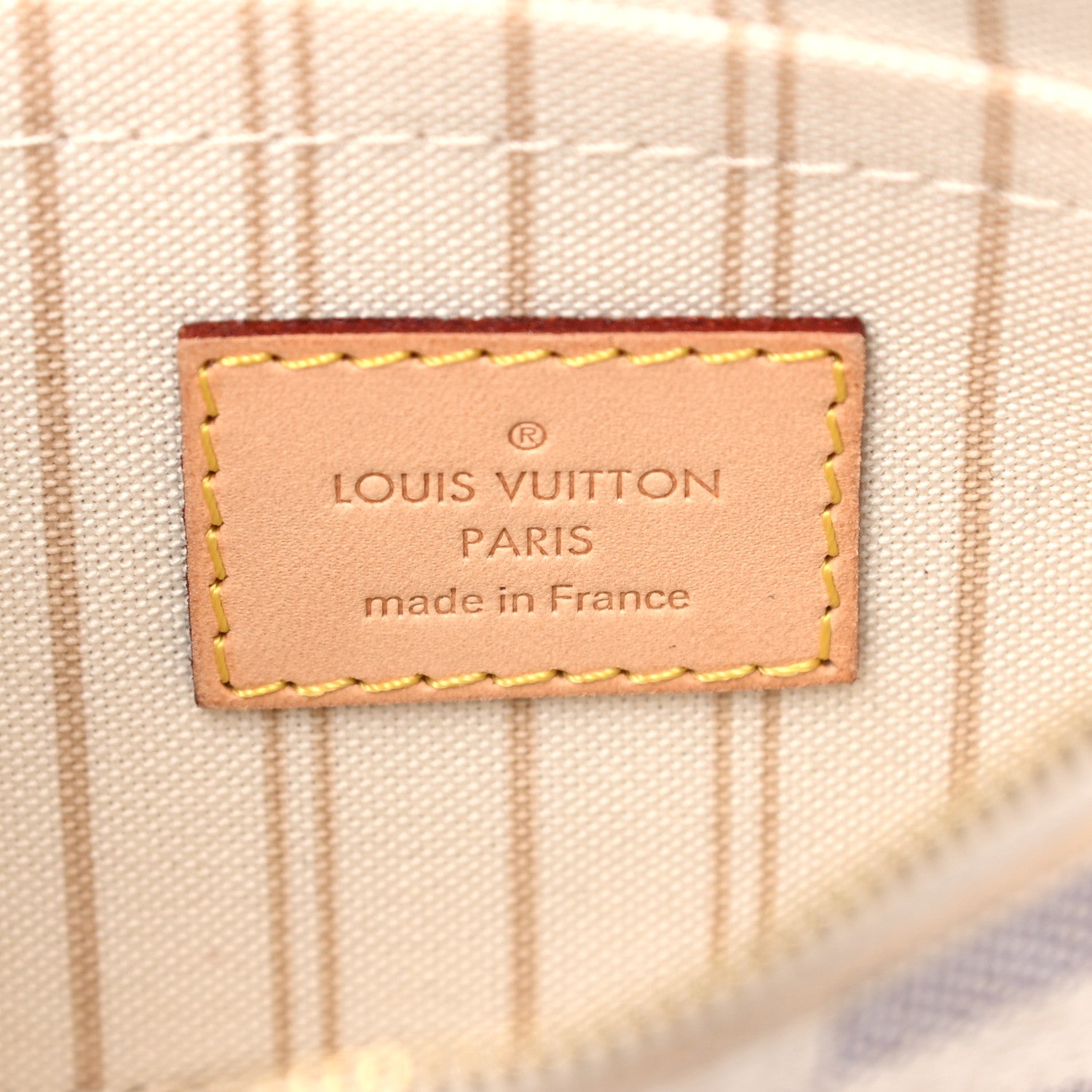 Louis Vuitton Damier Azur Neverfull PM Pochette 6 of 11