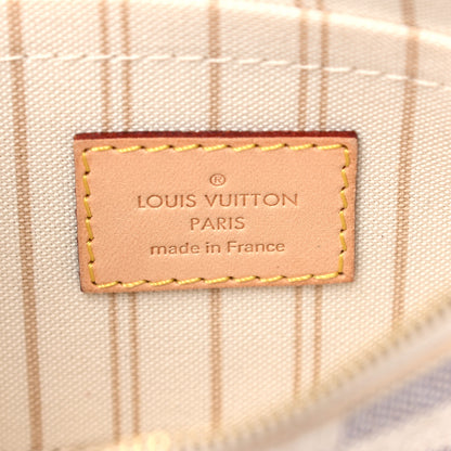 Louis Vuitton Damier Azur Neverfull PM Pochette 6 of 11