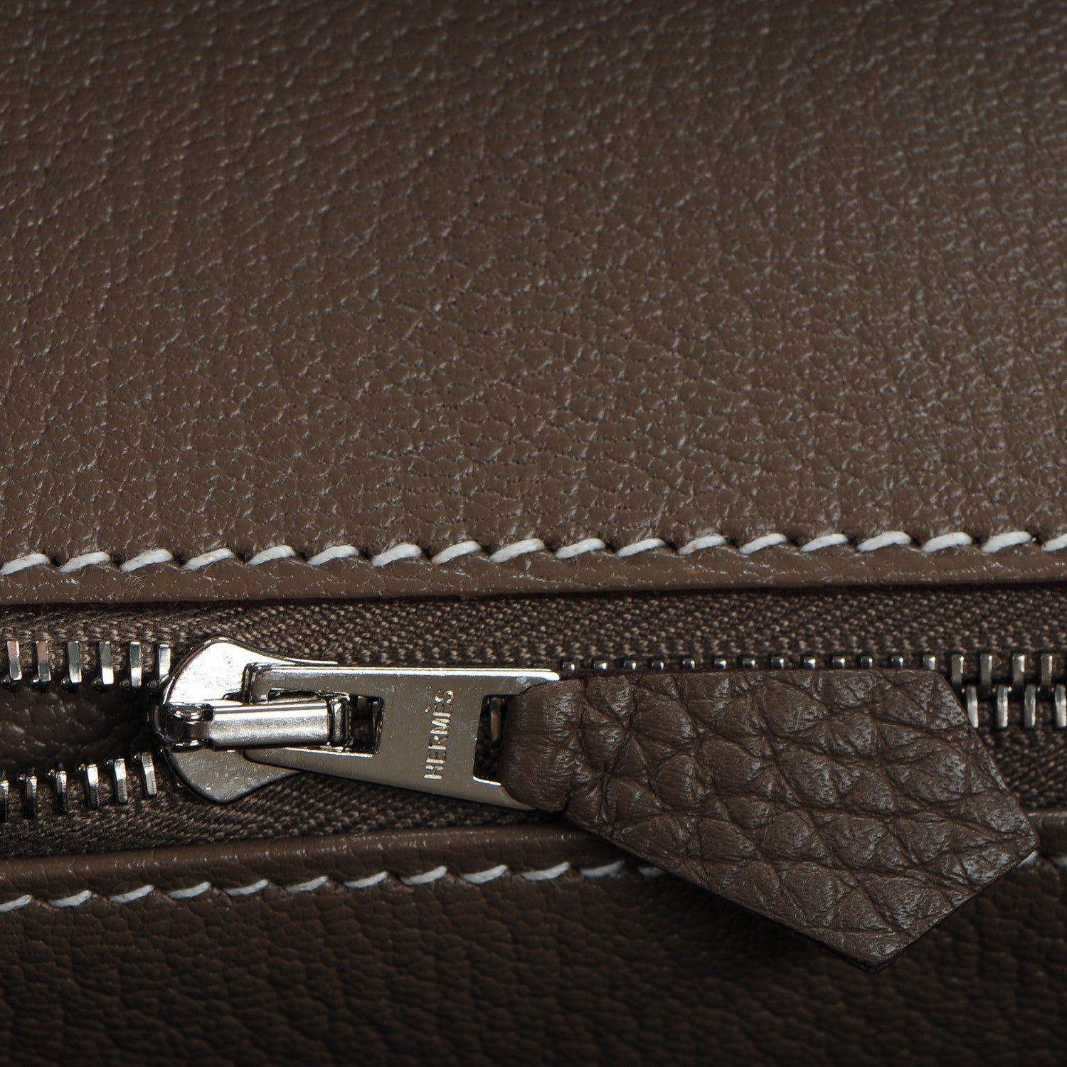 Hermes Taurillon Clemence Birkin 35 Etoupe 15 of 25