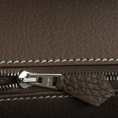 Hermes Taurillon Clemence Birkin 35 Etoupe 15 of 25