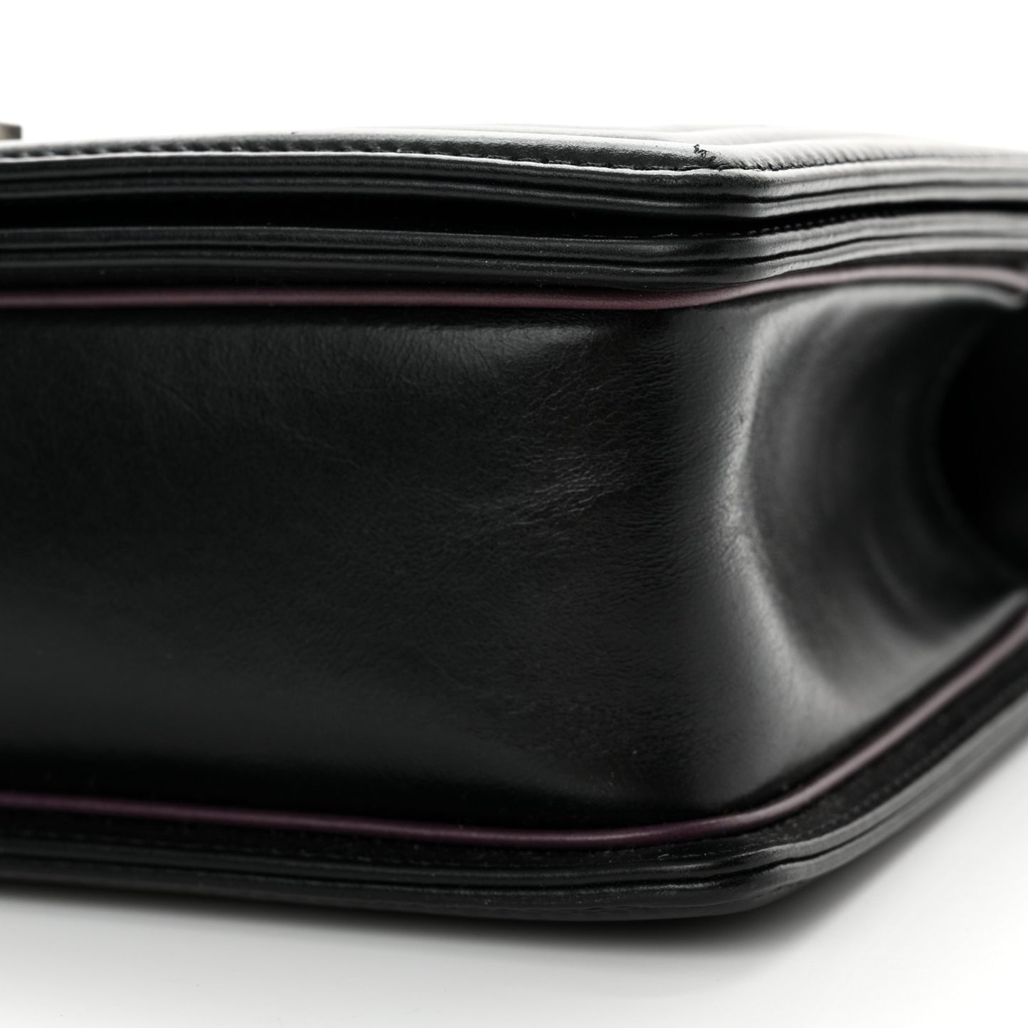 Calfskin Embossed New Medium Paris Salzburg Boy Flap Black