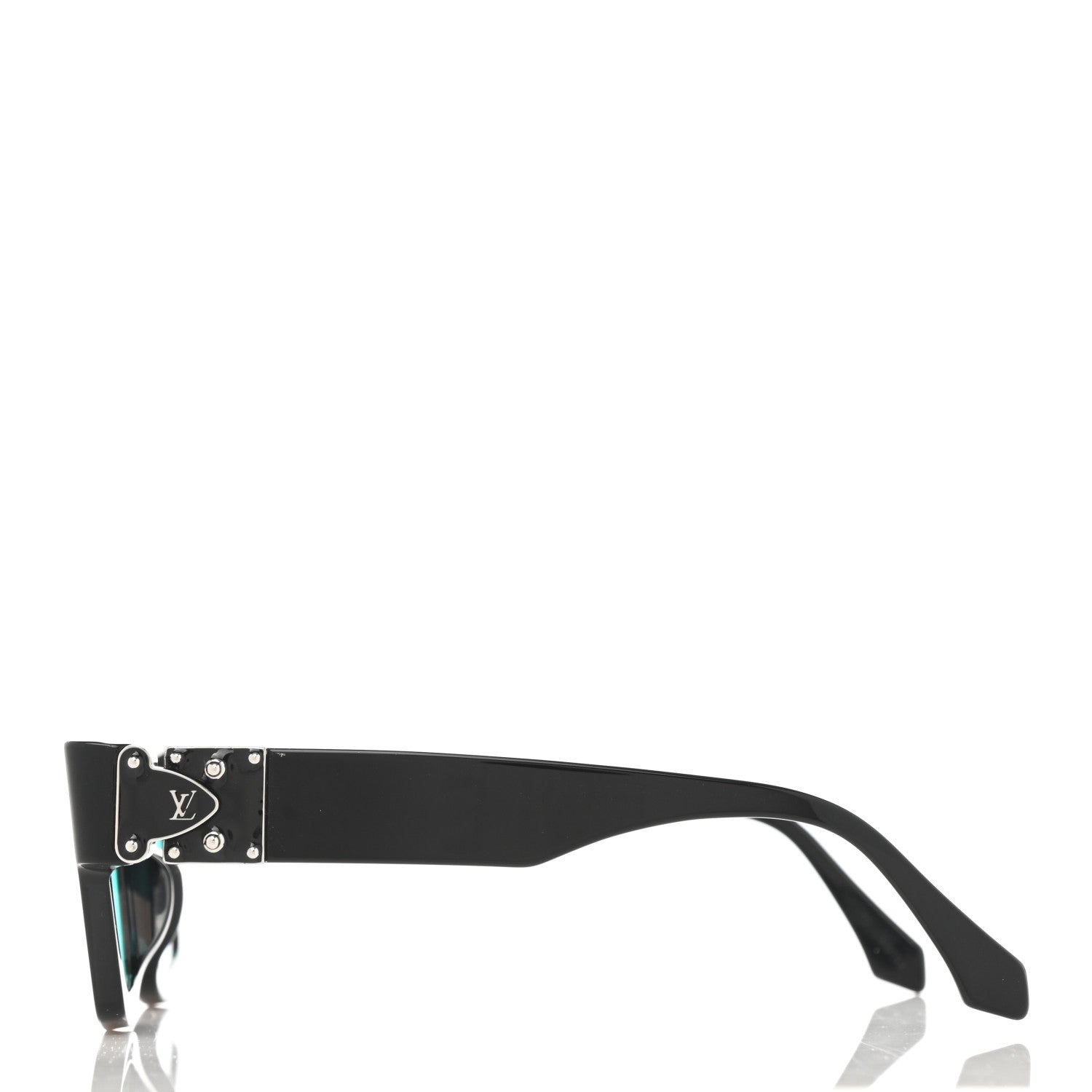 Louis Vuitton Acetate Charleston Sunglasses Z1244E Black Prism 3 of 10