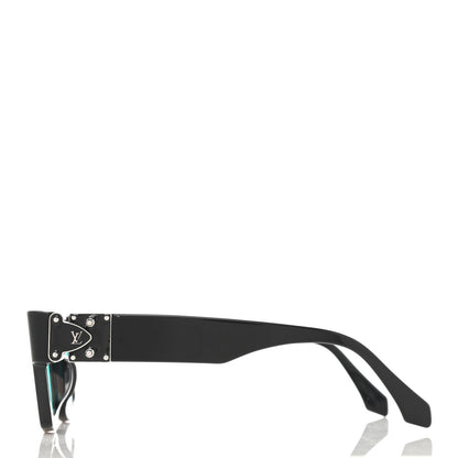 Louis Vuitton Acetate Charleston Sunglasses Z1244E Black Prism 3 of 10