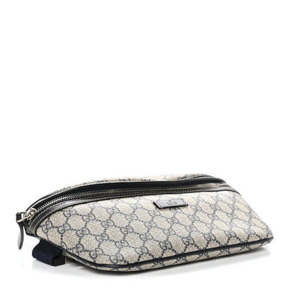 Gucci GG Supreme Monogram Belt Bag Navy 4 of 11