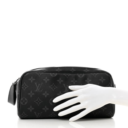 Louis Vuitton Monogram Eclipse Dopp Kit Toilet Pouch 2 of 9