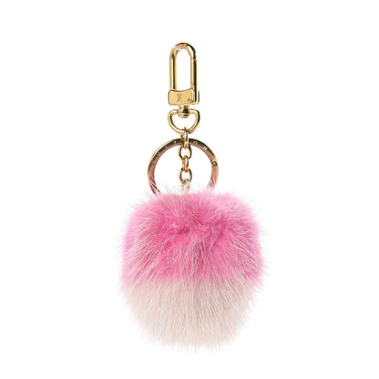 Louis Vuitton Mink Fluo Bubble Bag Charm Key Holder Pink 1 of 5