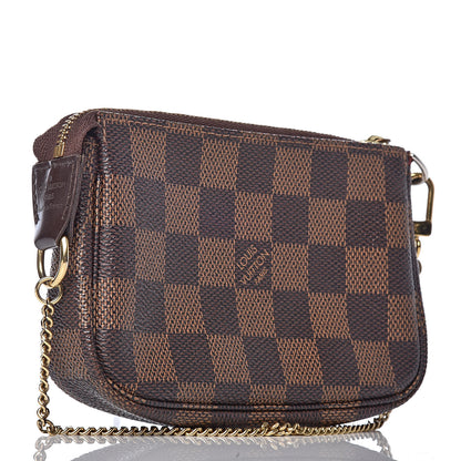 Louis Vuitton Damier Ebene Mini Pochette Accessories 3 of 8