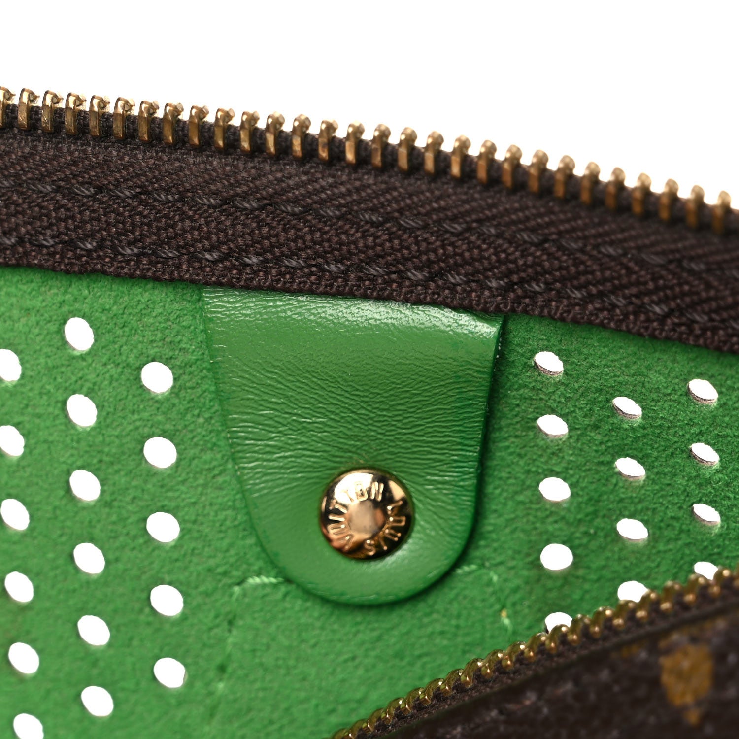 Louis Vuitton Monogram Perforated Speedy 30 Green 15 of 34