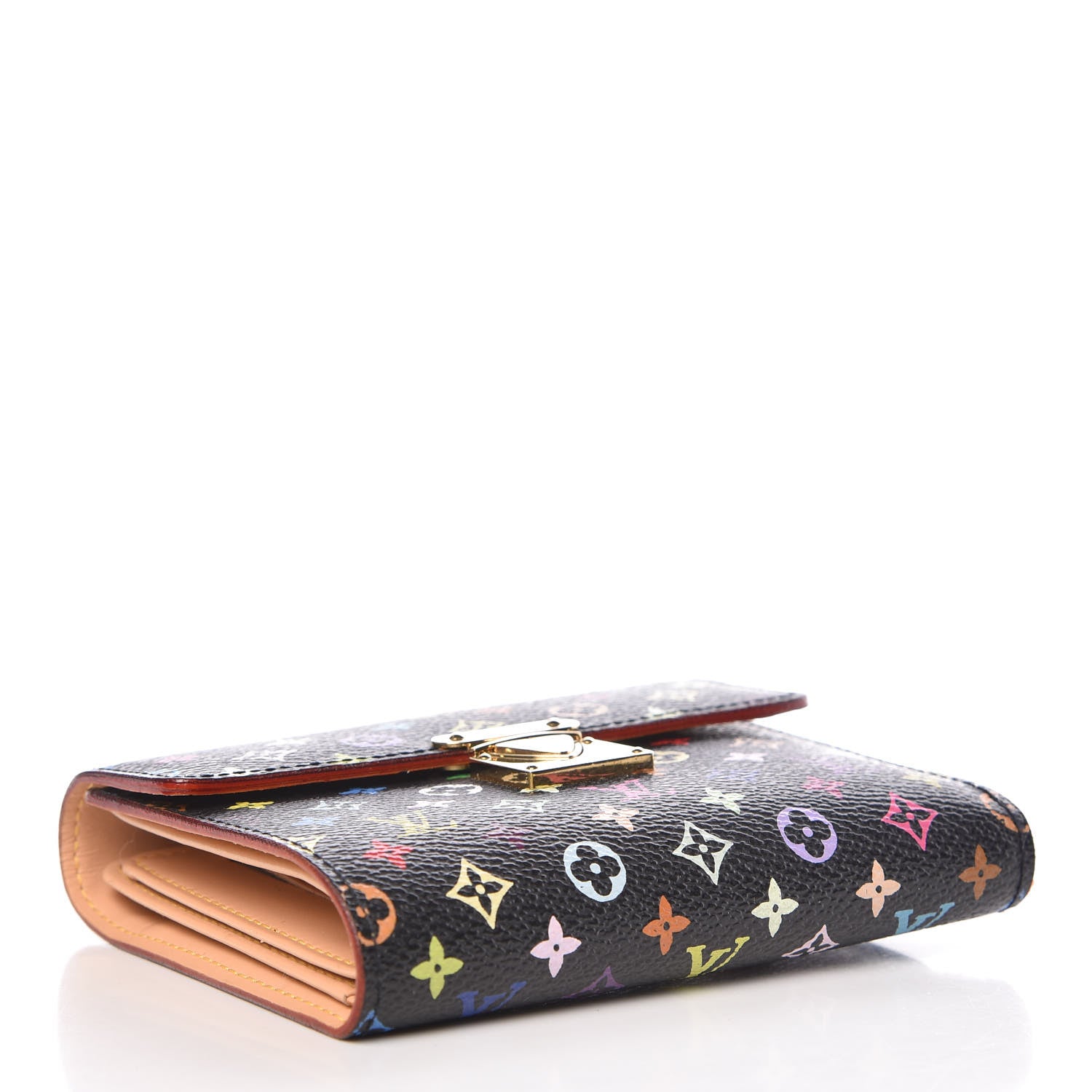 Louis Vuitton Monogram Multicolor Koala Wallet Black 4 of 17