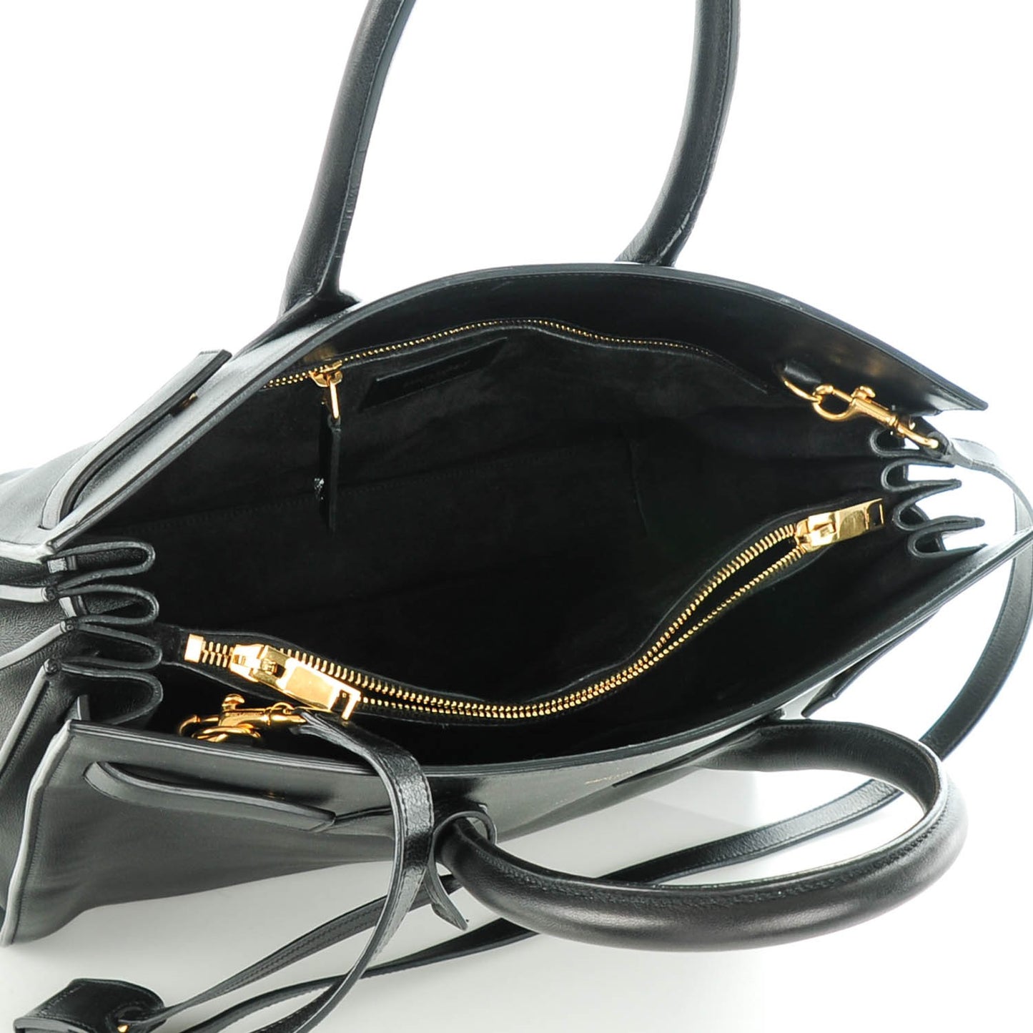 Calfskin Small Sac De Jour Black