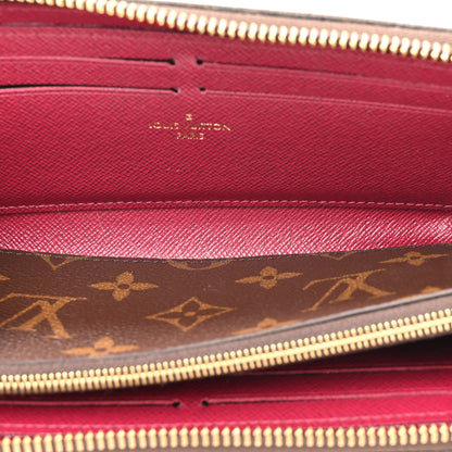 Louis Vuitton Monogram Clemence Wallet Fuchsia 5 of 10