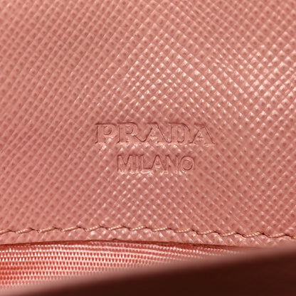 Prada Saffiano Tuc Continental Flap Wallet Orchidea 7 of 7