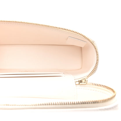Chanel Caviar Quilted Top Handle Slim Vanity With Chain White 5 of 13