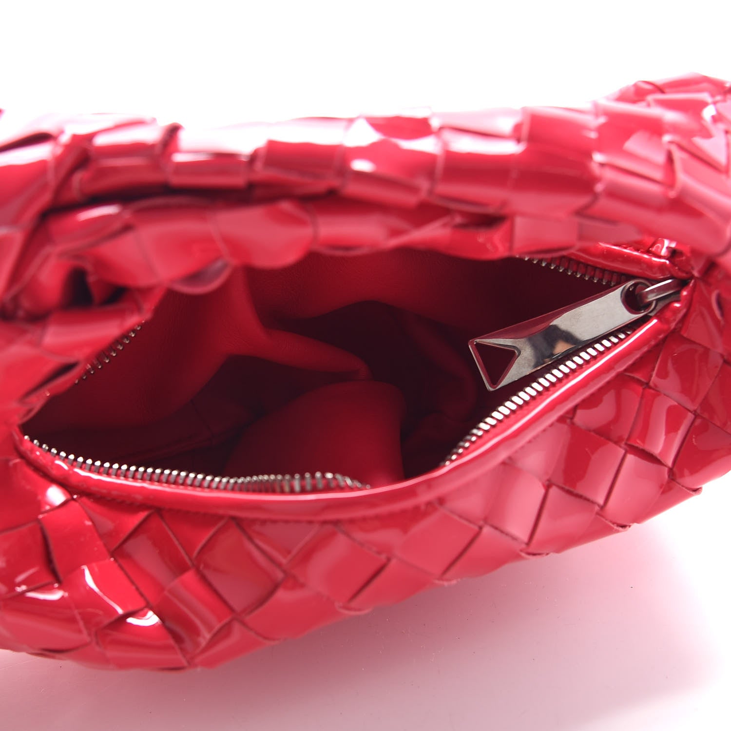 Bottega Veneta Patent Nappa Intrecciato Mini Jodie Candy Stripe 5 of 10