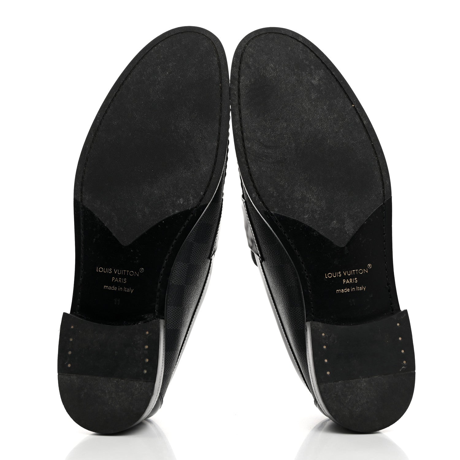Louis Vuitton Damier Graphite Calfskin Mens Major Loafers 11 5 of 10