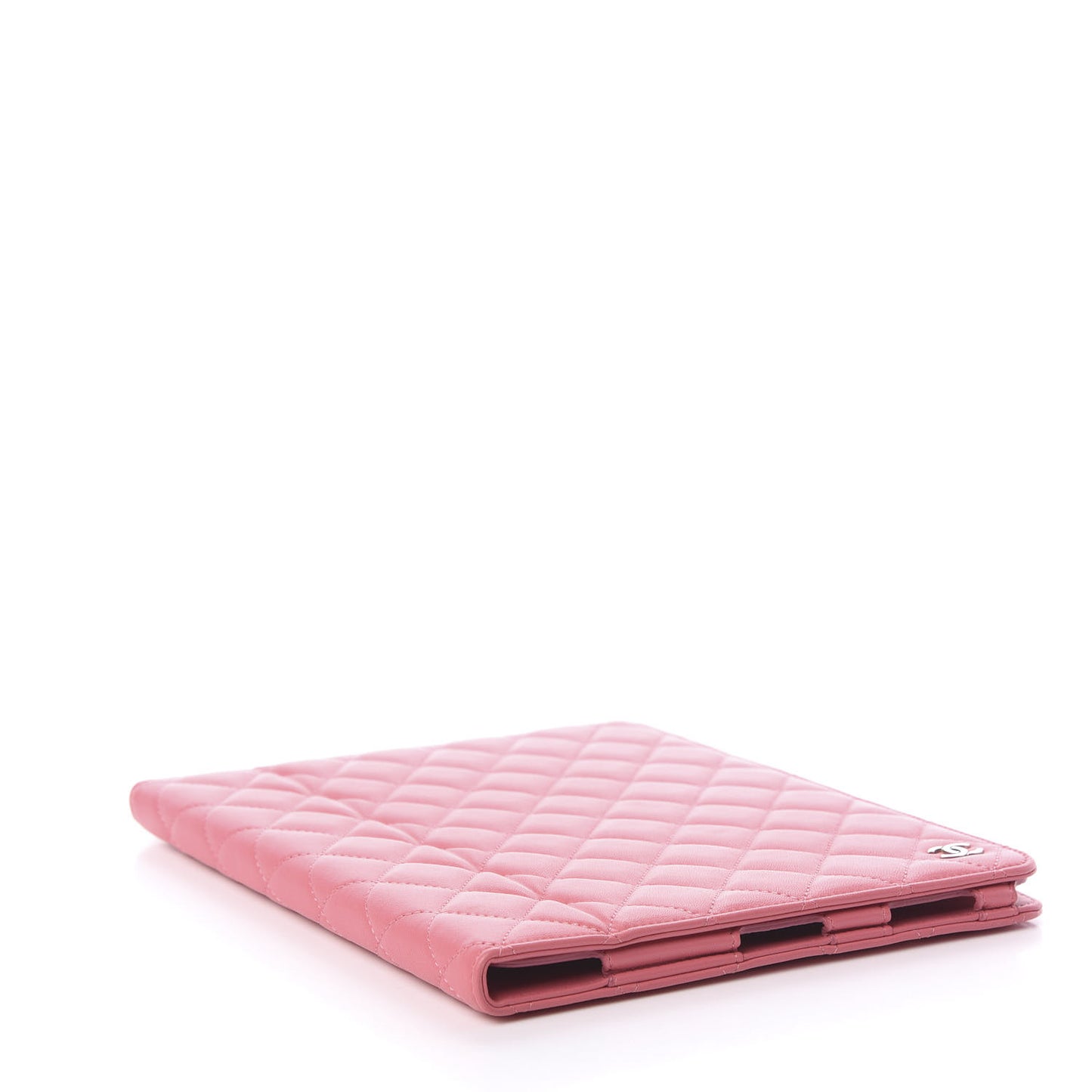 Lambskin Quilted iPad Case Pink