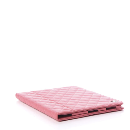 Chanel Lambskin Quilted iPad Case Pink 3 of 7