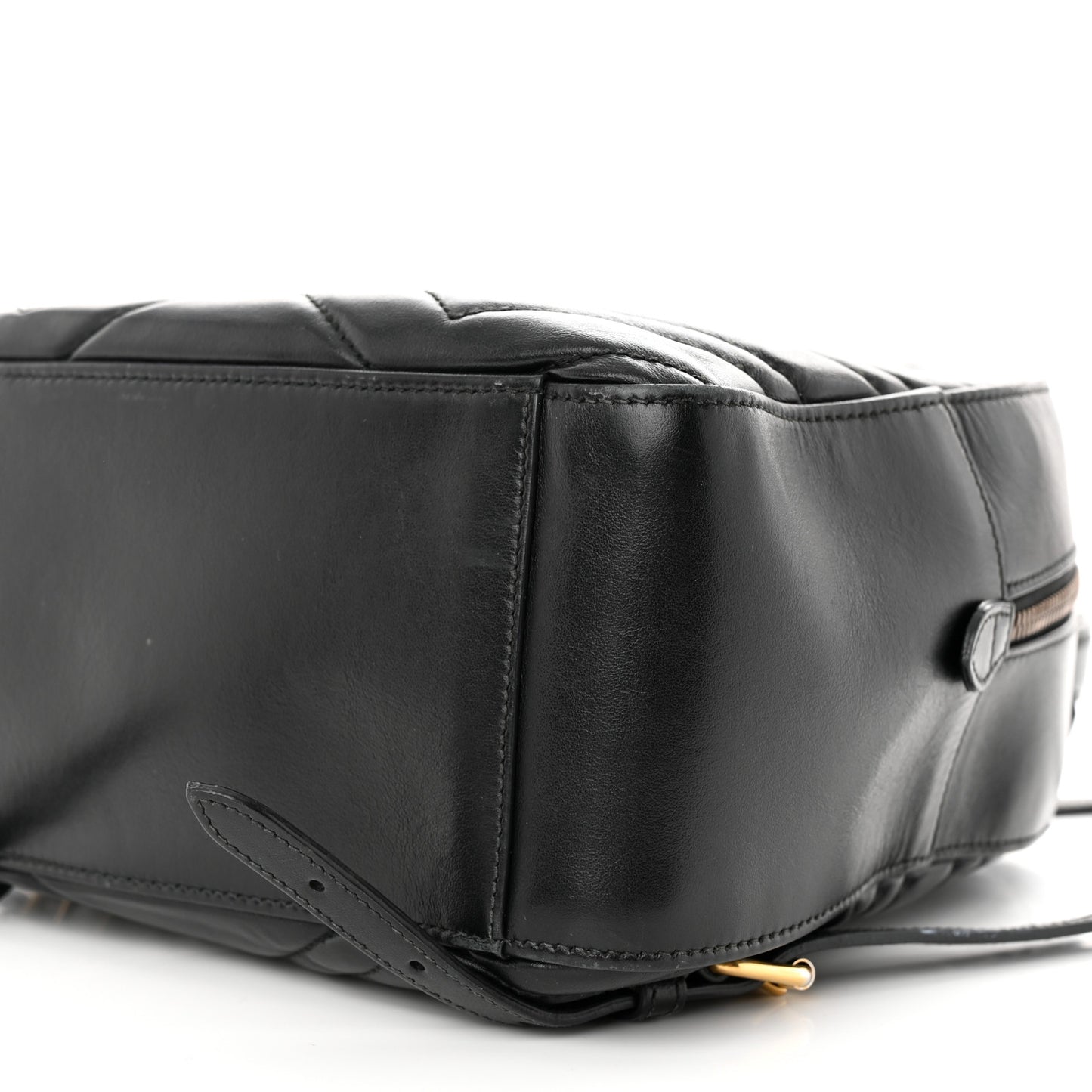 Calfskin Matelasse GG Marmont Backpack Black