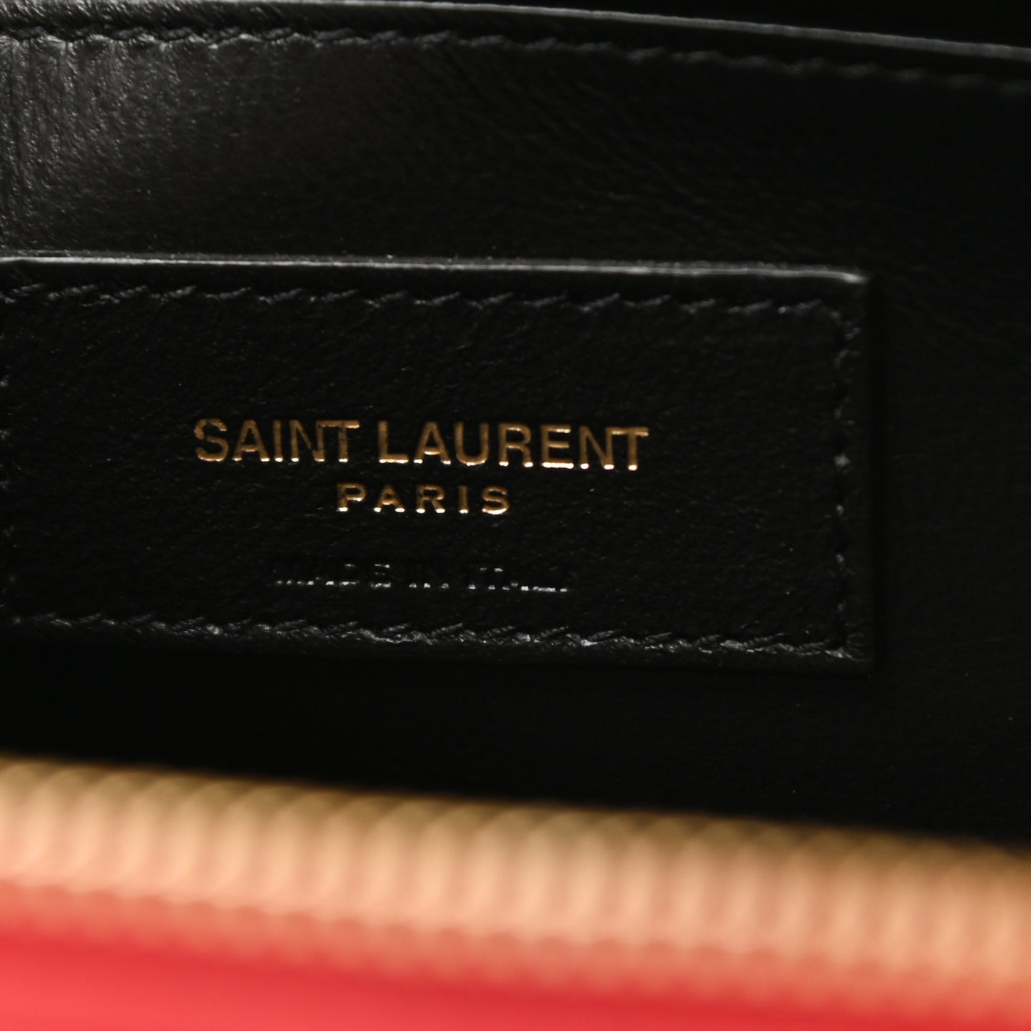 Lambskin Matelasse Vicky Monogram Belt Bag Eros Red