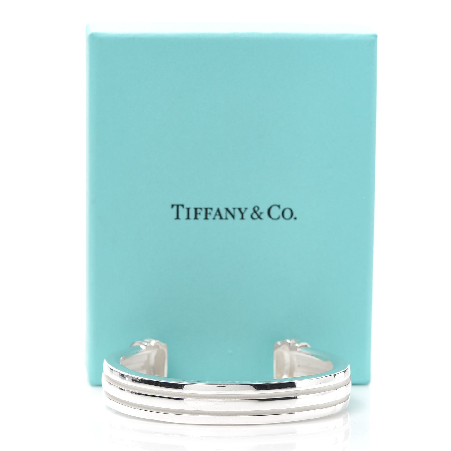 Sterling Silver Atlas Ribbed Cuff Bracelet
