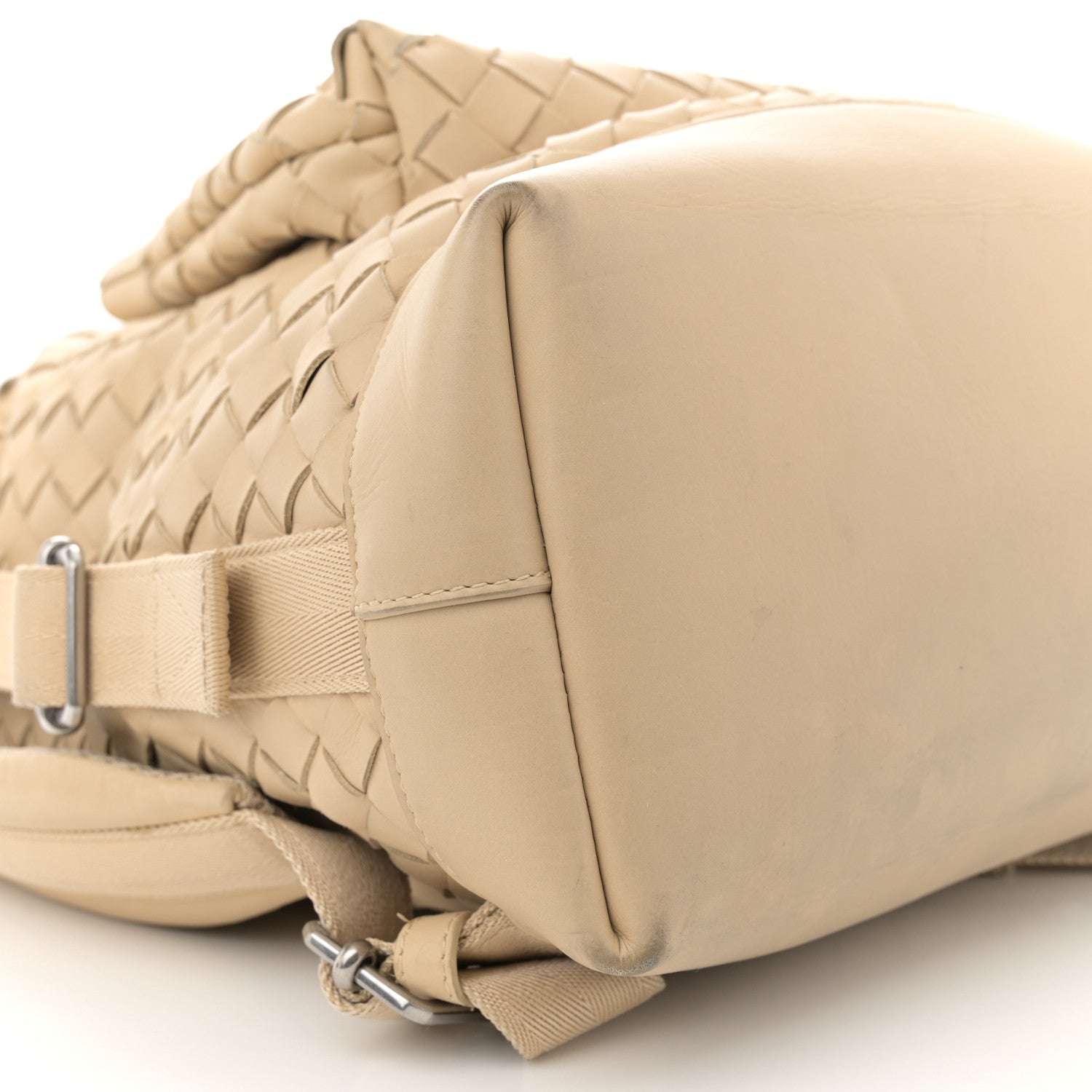 Bottega Veneta Calfskin Intrecciato Hydrology Backpack Porridge 9 of 13