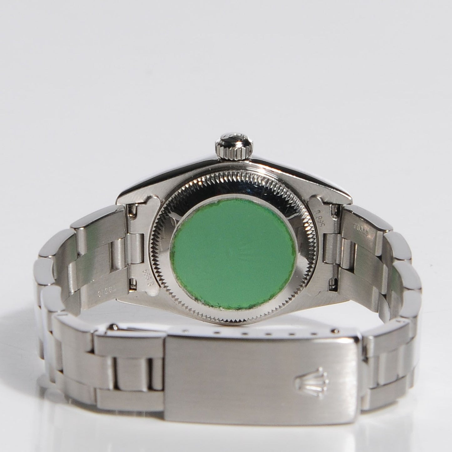 Stainless Steel 24mm Oyster Perpetual Watch White Roman 67180
