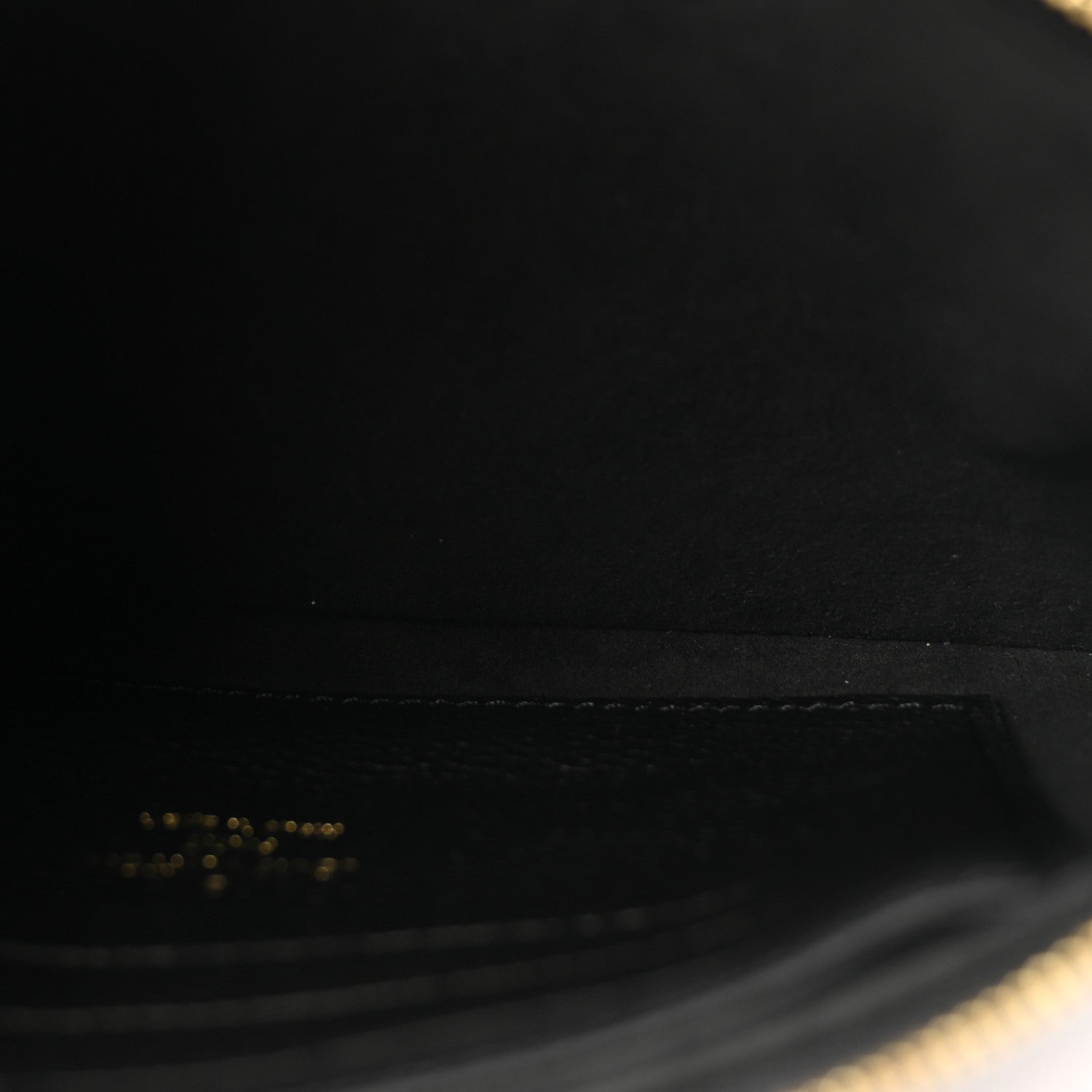 Louis Vuitton Empreinte Monogram Giant Double Zip Pochette Black Cream 5 of 10
