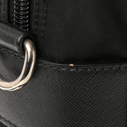 Prada Tessuto Nylon Saffiano Briefcase Black 13 of 15