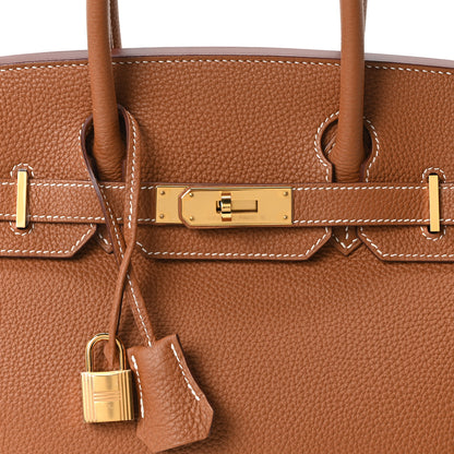 Hermes Togo Birkin 30 Gold 8 of 10