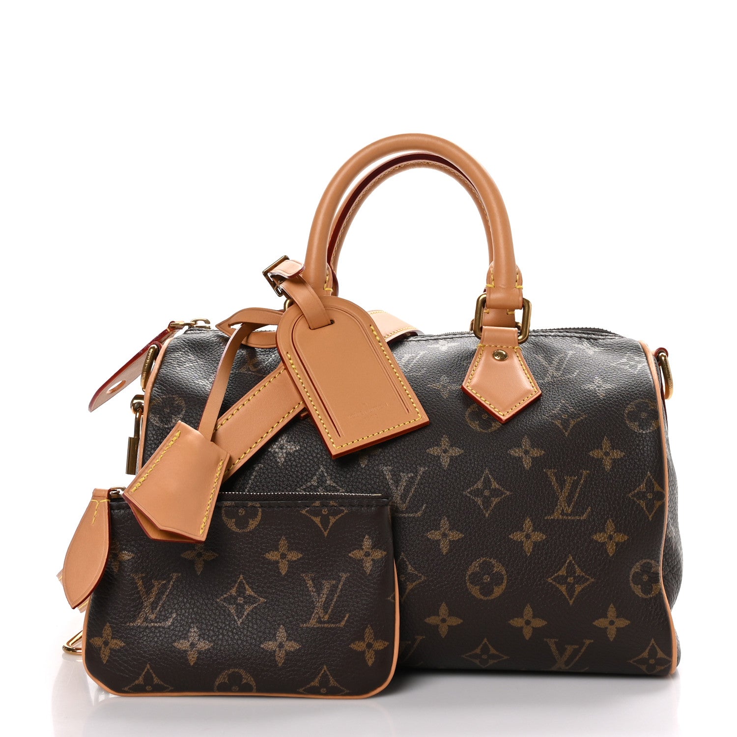 Louis Vuitton Calfskin Monogram Speedy P9 Bandouliere 25 3 of 14