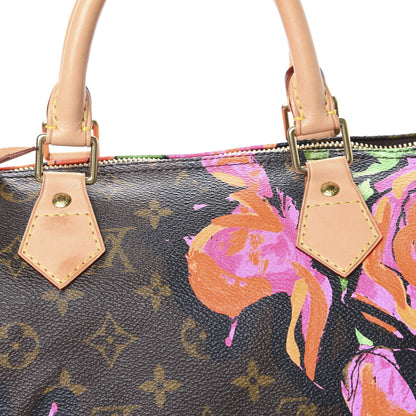 Louis Vuitton Monogram Roses Speedy 30 9 of 10