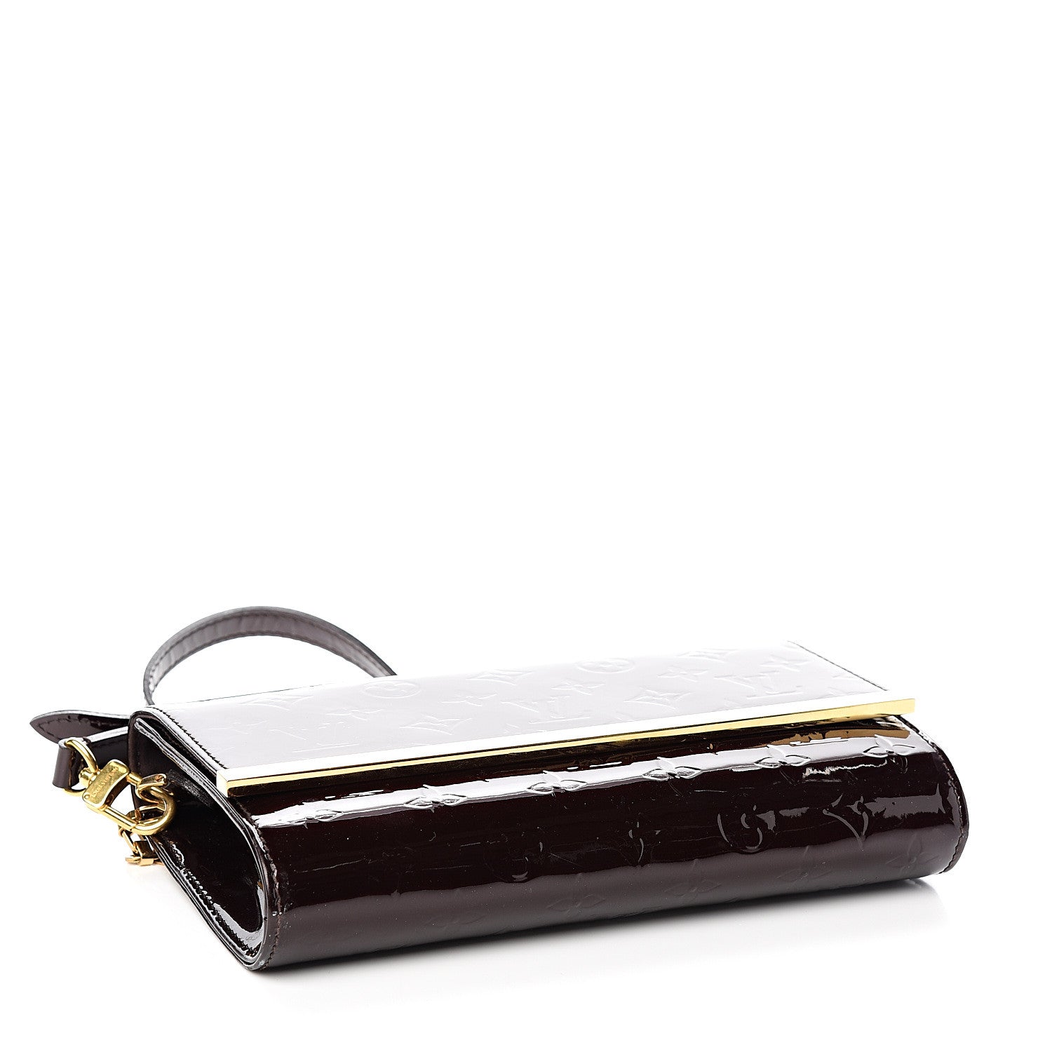 Louis Vuitton Vernis Ana Clutch Amarante 3 of 8
