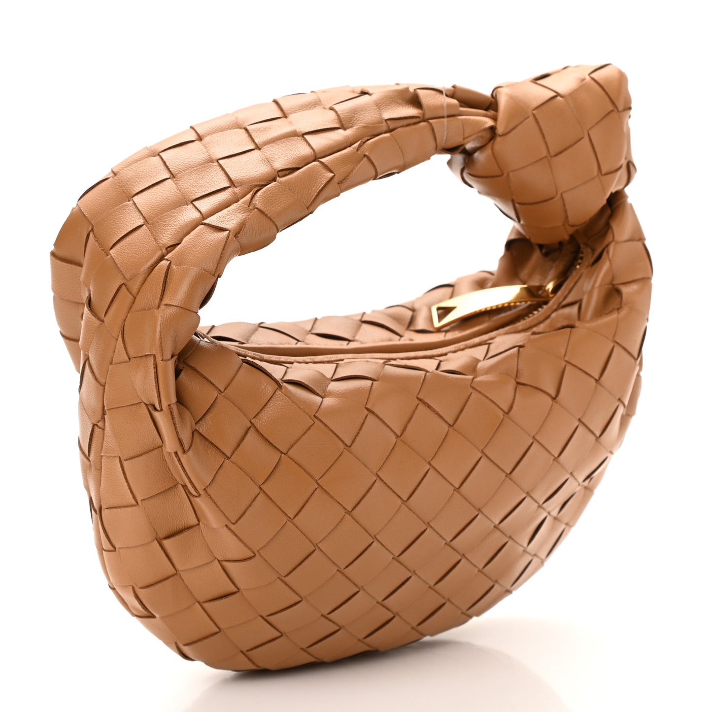 Nappa Intrecciato Mini Jodie Caramel