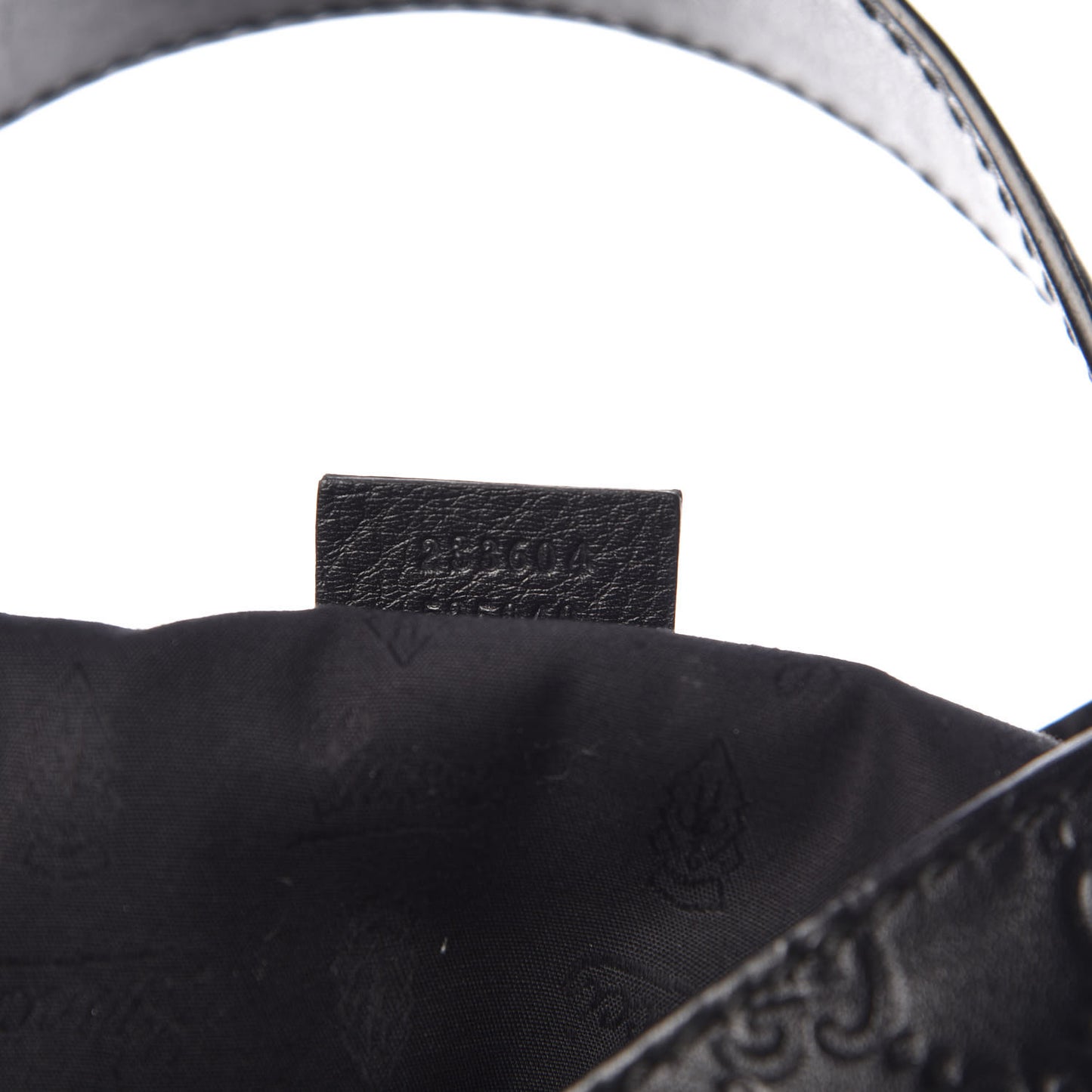 Guccissima Large New Ladies Web Hobo Black