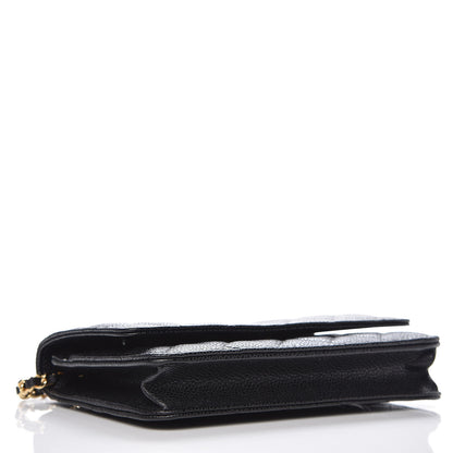 Chanel Caviar Quilted Wallet On Chain WOC Black 4 of 11