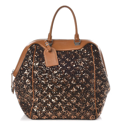 Louis Vuitton Sequin Monogram Sunshine Express North South Gold 1 of 13