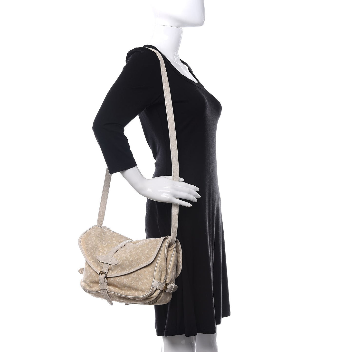 Monogram Mini Lin Saumur Dune