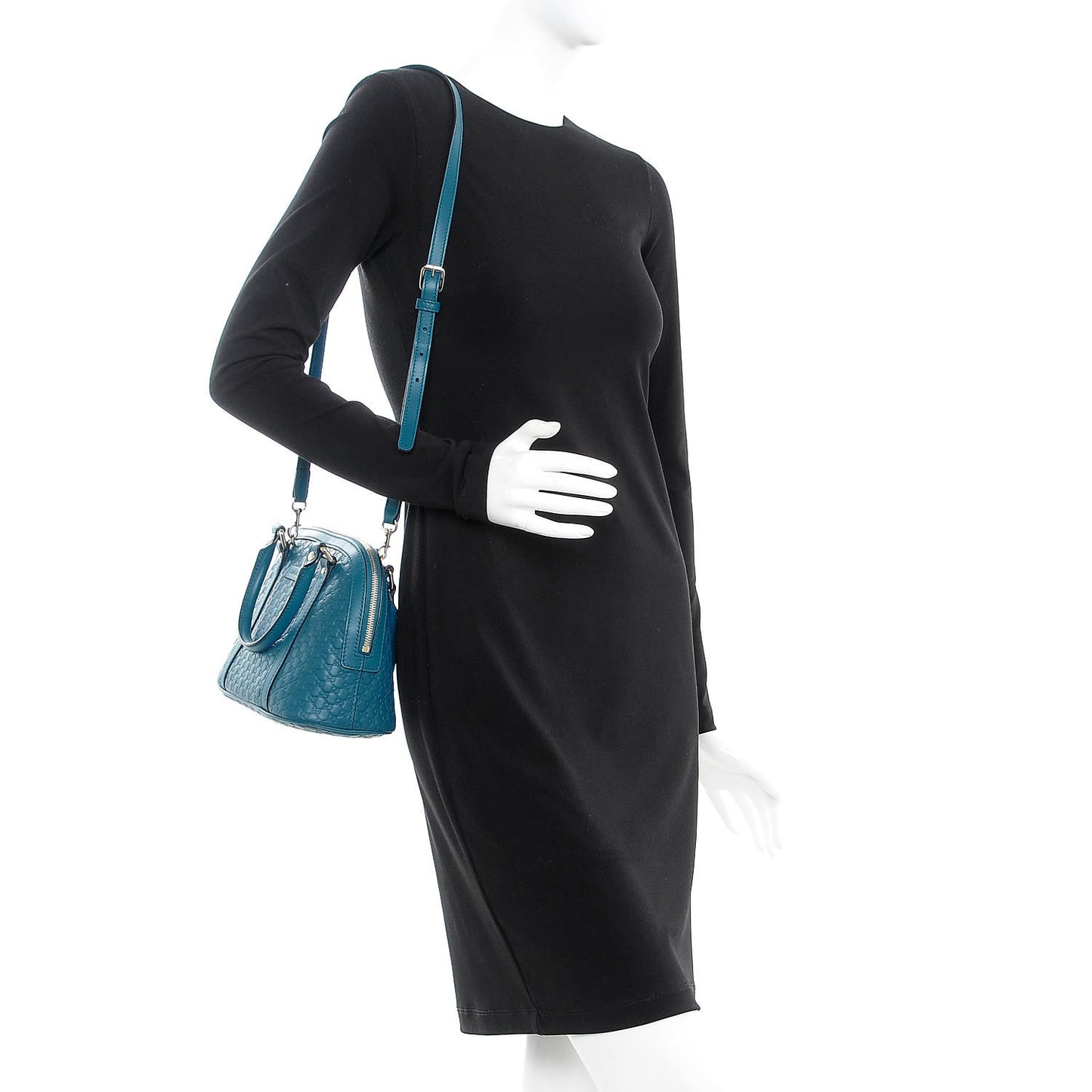 Microguccissima Mini Dome Bag Deep Cobalt