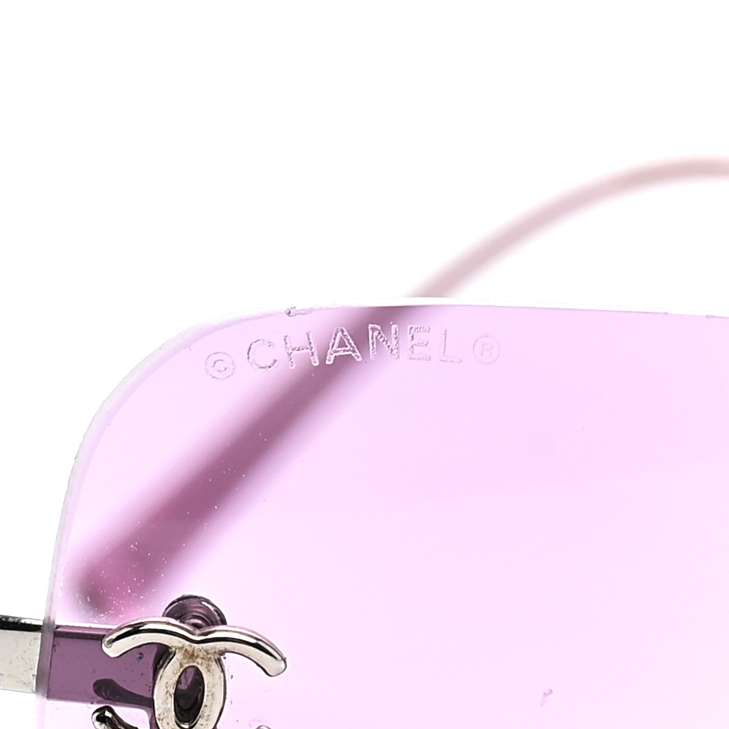 Chanel Metal CC Logo Sunglasses 4017 Purple 7 of 7