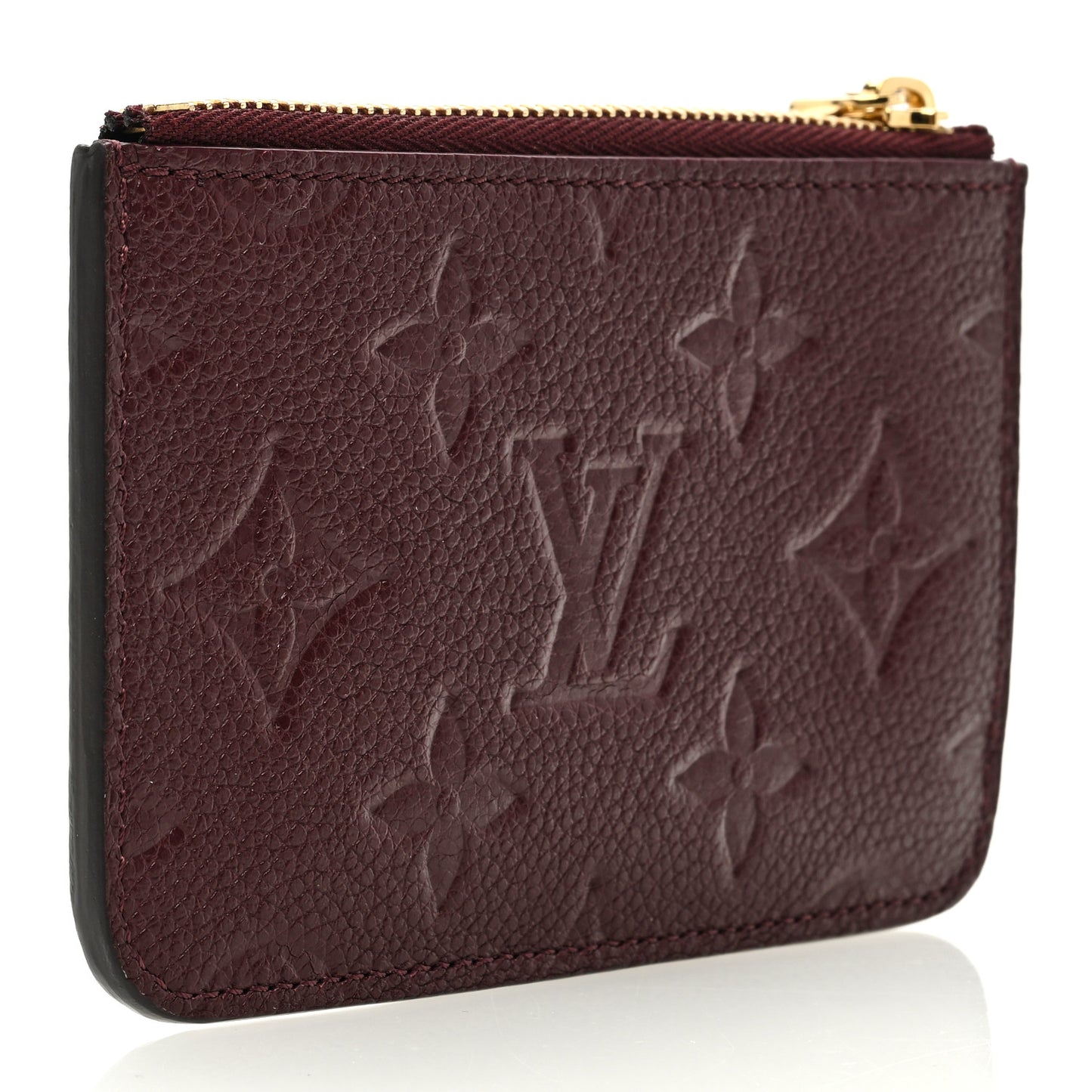 Empreinte Monogram Zipped Romy Card Holder Flamme