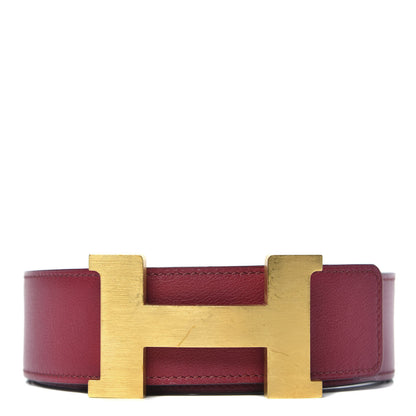 Hermes Chamonix Evercolor 42mm Constance 2 Belt 80 Rubis Chocolate 1 of 5