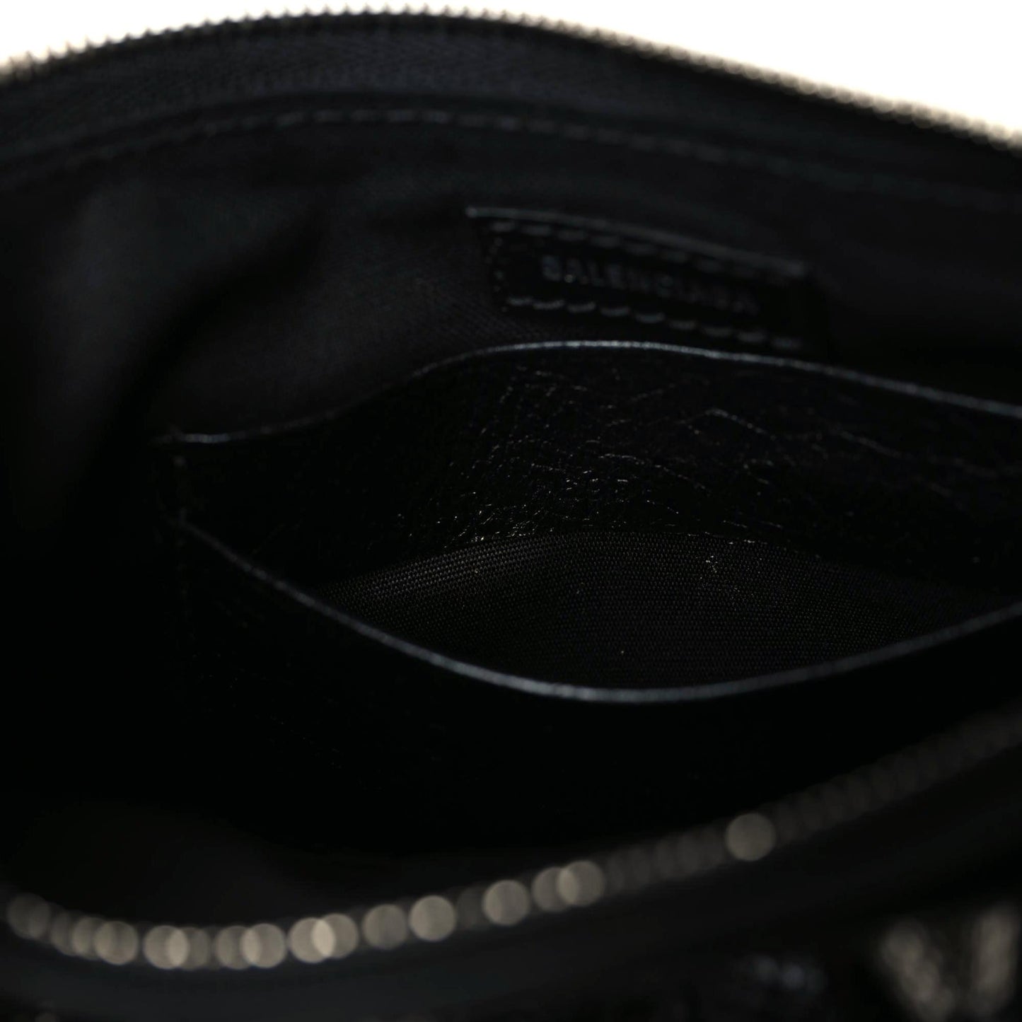 Agneau Arena Le Cagole Mini Purse With Chain Black